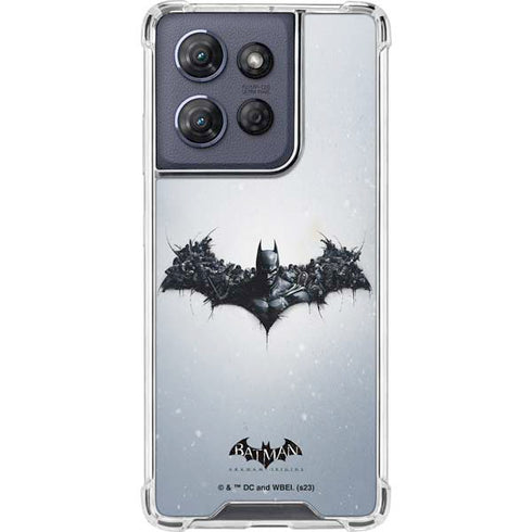 DC Comics Arkham Origins Arkham Logo Moto G Play 5G (2025) Clear Case