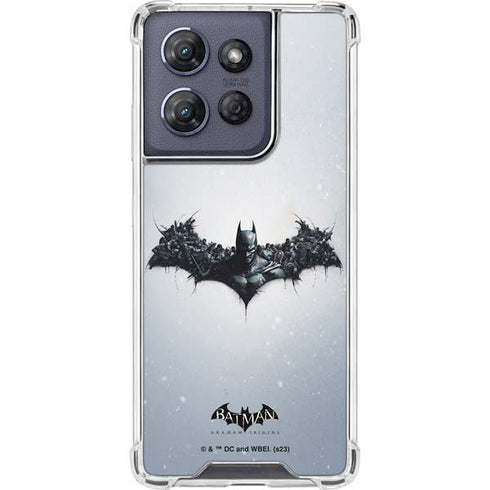 DC Comics Arkham Origins Arkham Logo Moto G Power 5G (2025) Clear Case
