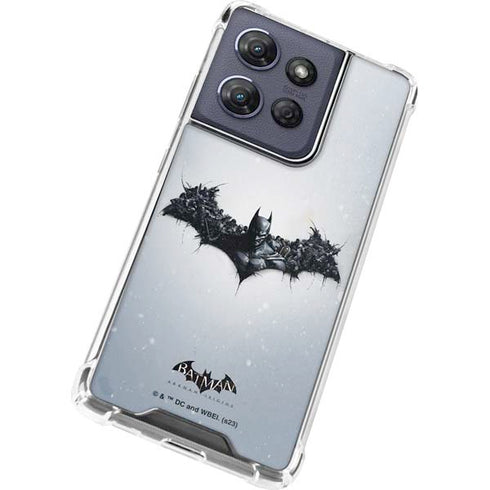 DC Comics Arkham Origins Arkham Logo Moto G Power 5G (2025) Clear Case