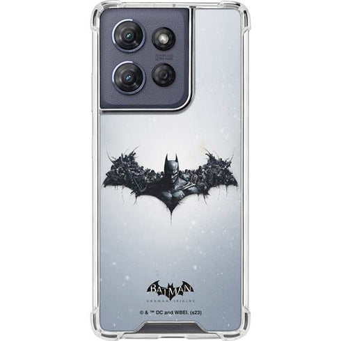 DC Comics Arkham Origins Arkham Logo Moto G Stylus 5G (2025) Clear Case