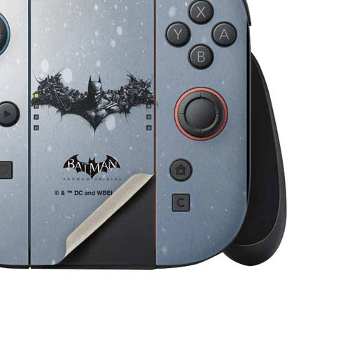 DC Comics Arkham Origins Arkham Logo Nintendo Switch 2 (2025) Joy-Con Controller Skin