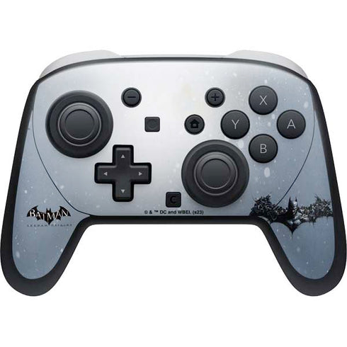 DC Comics Arkham Origins Arkham Logo Nintendo Switch 2 (2025) Pro Controller Skin