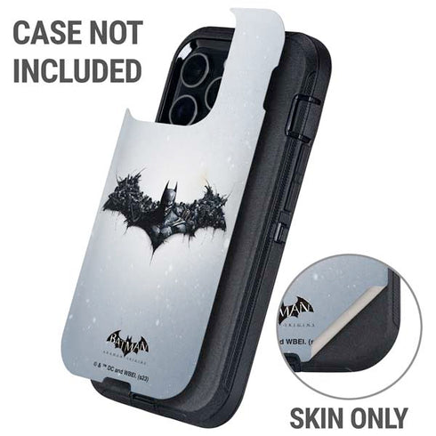 DC Comics Arkham Origins Arkham Logo Otterbox Defender iPhone Skin