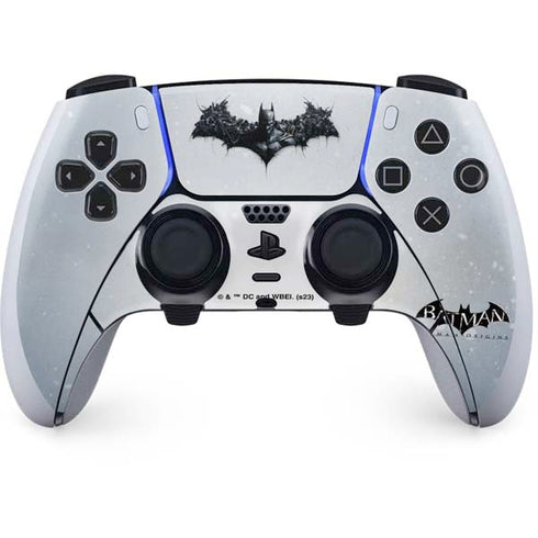 DC Comics Arkham Origins Arkham Logo PS5 DualSense Edge Pro Controller Skin