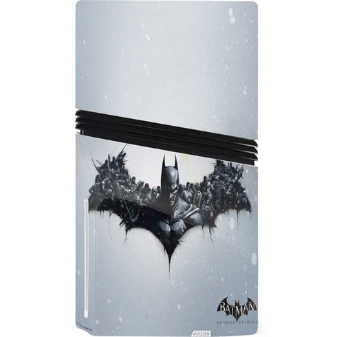 DC Comics Arkham Origins Arkham Logo PS5 Pro Disk Bundle Skin