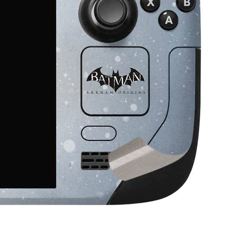 DC Comics Arkham Origins Arkham Logo Steam Deck Handheld Gaming Computer OLED Skin