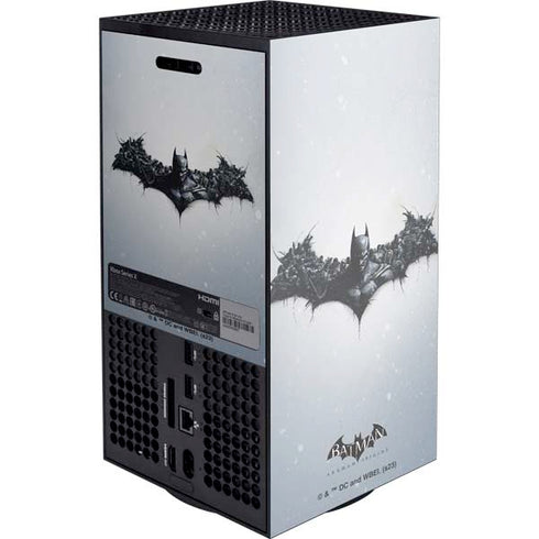 DC Comics Arkham Origins Arkham Logo XBox Series X Digital Edition Console Skin