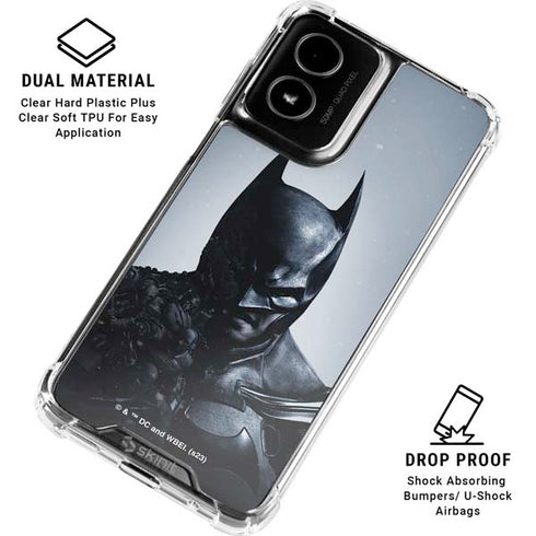 DC Comics Arkham Origins Batman Moto G Power 5G (2024) Clear Case