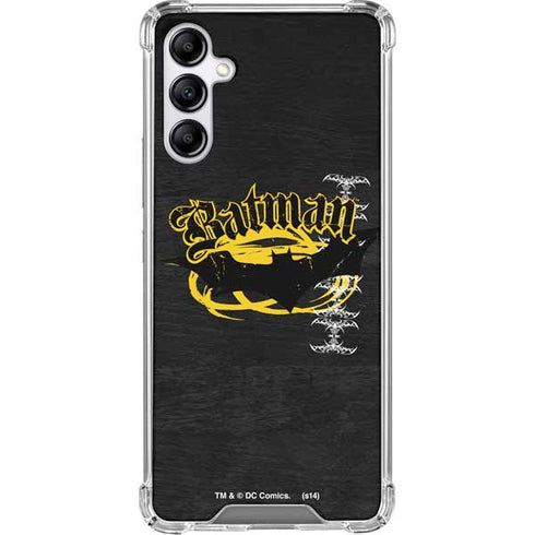 DC Comics Batman Dark Knight Logo Yellow & Black Gabb Phone 4 Clear Case