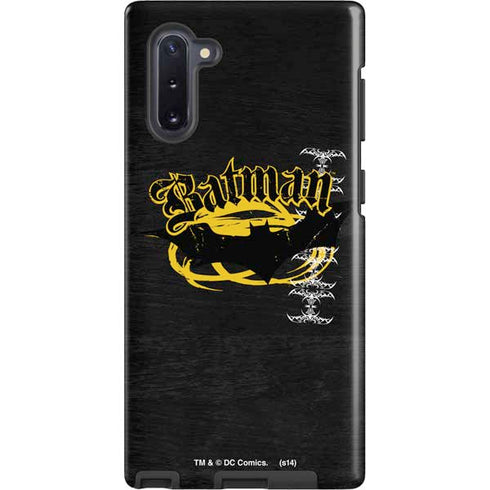 DC Comics Batman Dark Knight Logo Yellow & Black Galaxy Cases