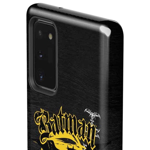 DC Comics Batman Dark Knight Logo Yellow & Black Galaxy Note20 5G Pro Case