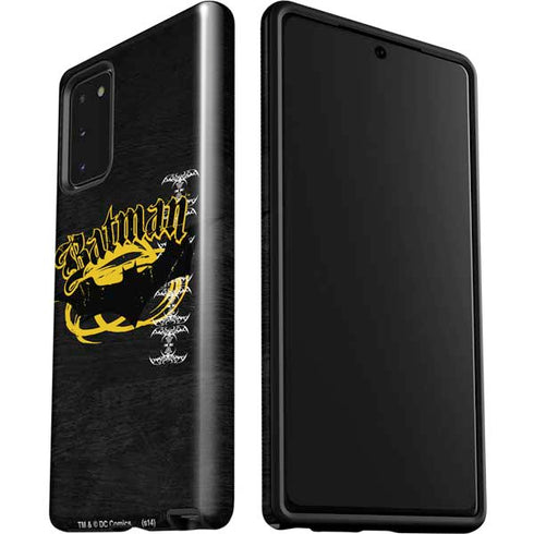 DC Comics Batman Dark Knight Logo Yellow & Black Galaxy Note20 5G Pro Case