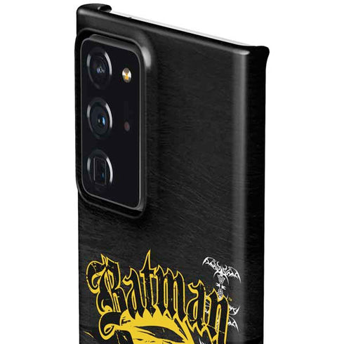 DC Comics Batman Dark Knight Logo Yellow & Black Galaxy Note20 Ultra 5G Lite Case