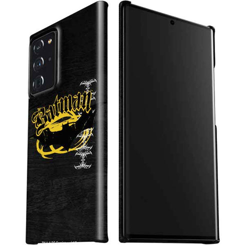 DC Comics Batman Dark Knight Logo Yellow & Black Galaxy Note20 Ultra 5G Lite Case