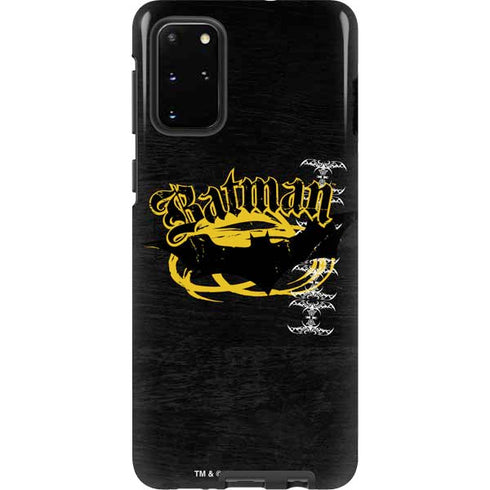 DC Comics Batman Dark Knight Logo Yellow & Black Galaxy S20 Plus Pro Case