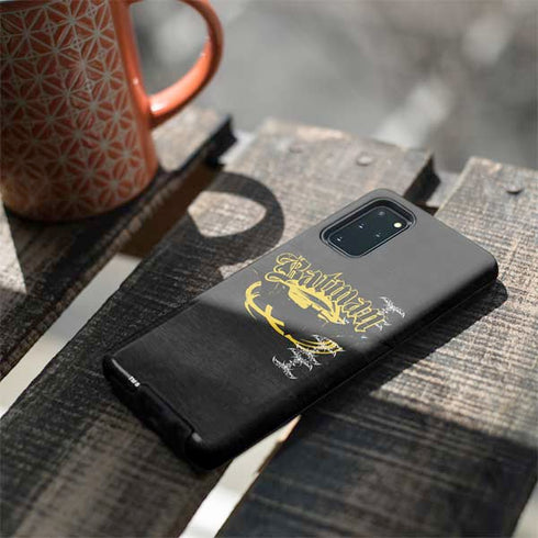 DC Comics Batman Dark Knight Logo Yellow & Black Galaxy S20 Plus Pro Case
