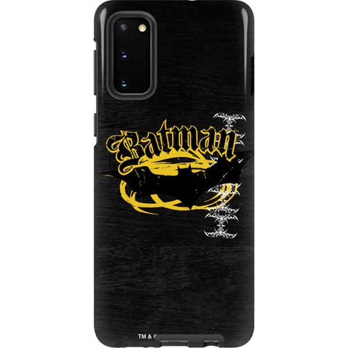 DC Comics Batman Dark Knight Logo Yellow & Black Galaxy S20 Pro Case