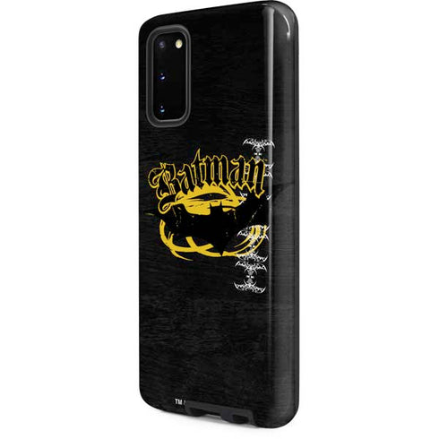 DC Comics Batman Dark Knight Logo Yellow & Black Galaxy S20 Pro Case