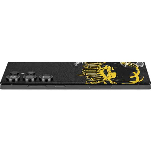 DC Comics Batman Dark Knight Logo Yellow & Black Galaxy Skins