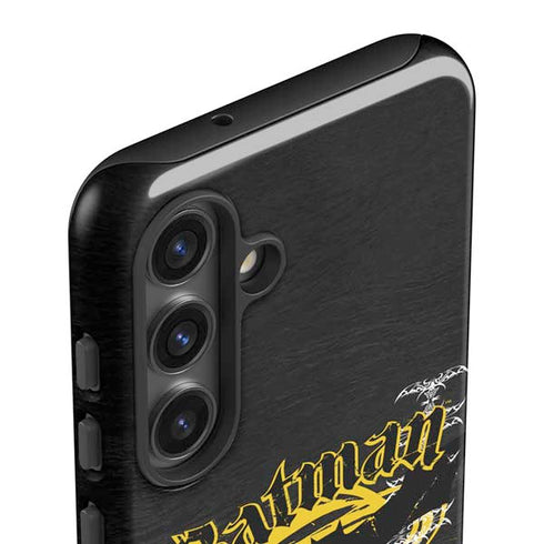 DC Comics Batman Dark Knight Logo Yellow & Black Galaxy S25 Impact Case