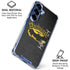 DC Comics Batman Dark Knight Logo Yellow & Black Galaxy S25 Clear Case