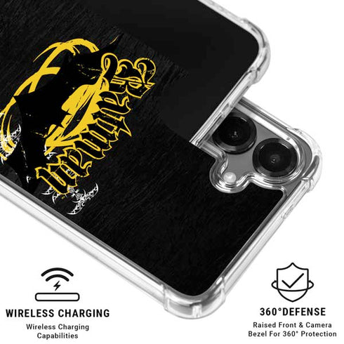 DC Comics Batman Dark Knight Logo Yellow & Black Galaxy S26 Clear Case
