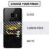 DC Comics Batman Dark Knight Logo Yellow & Black Galaxy S9 Skin