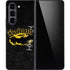 DC Comics Batman Dark Knight Logo Yellow & Black Galaxy Z Fold5 5G Skin