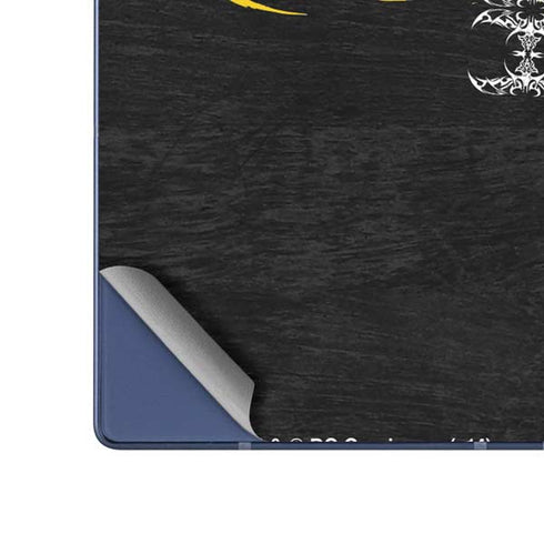 DC Comics Batman Dark Knight Logo Yellow & Black Galaxy Z Fold6 Skin