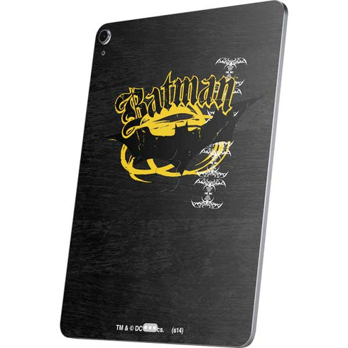 DC Comics Batman Dark Knight Logo Yellow & Black Apple iPad Air Skin