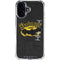 DC Comics Batman Dark Knight Logo Yellow & Black iPhone 16 Clear Case