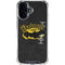 DC Comics Batman Dark Knight Logo Yellow & Black iPhone 16 Plus Clear Case