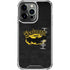 DC Comics Batman Dark Knight Logo Yellow & Black iPhone 16 Pro Clear Case