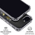 DC Comics Batman Dark Knight Logo Yellow & Black iPhone 16e Clear Case