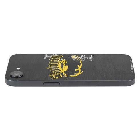 DC Comics Batman Dark Knight Logo Yellow & Black iPhone 16e Skin