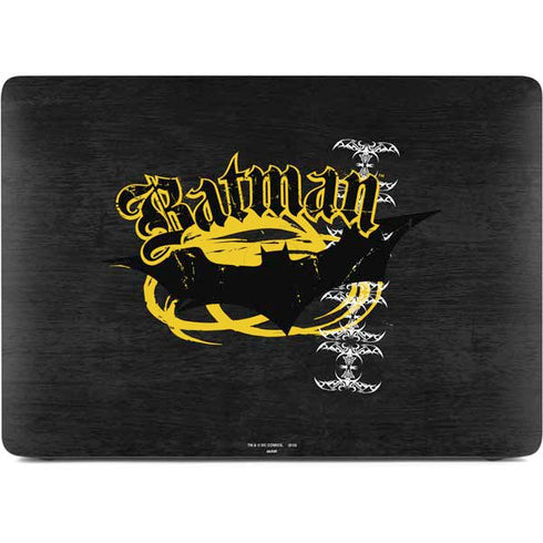 DC Comics Batman Dark Knight Logo Yellow & Black Apple MacBook Air Skin