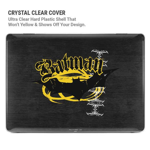 DC Comics Batman Dark Knight Logo Yellow & Black MacBook Pro 14in (2021-24) Case plus Skin
