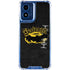 DC Comics Batman Dark Knight Logo Yellow & Black Moto G Play 4G (2024) Clear Case