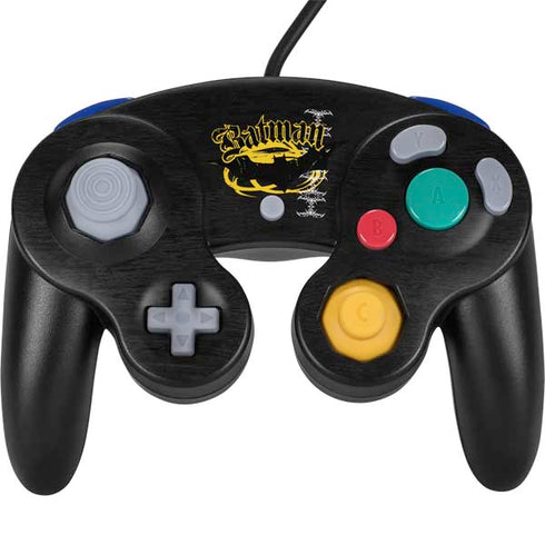 DC Comics Batman Dark Knight Logo Yellow & Black Nintendo Skins