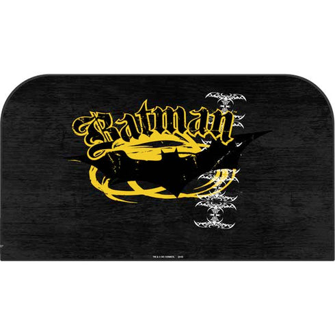 DC Comics Batman Dark Knight Logo Yellow & Black Nintendo Switch 2 (2025) with Joy-Con Skin