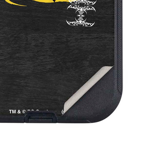 DC Comics Batman Dark Knight Logo Yellow & Black Otterbox Defender iPhone Skin