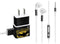 DC Comics Batman Dark Knight Logo Yellow & Black Phone Charger Skin
