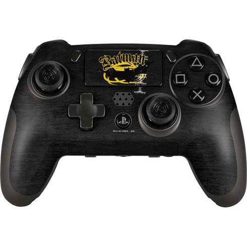 DC Comics Batman Dark Knight Logo Yellow & Black PlayStation Scuf Vantage 2 Controller Skin