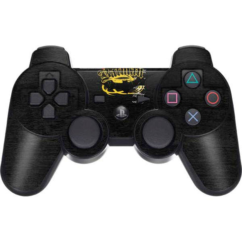 DC Comics Batman Dark Knight Logo Yellow & Black PS3 Dual Shock wireless controller Skin