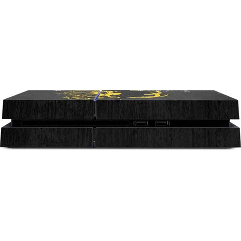 DC Comics Batman Dark Knight Logo Yellow & Black PS4 Console Skin