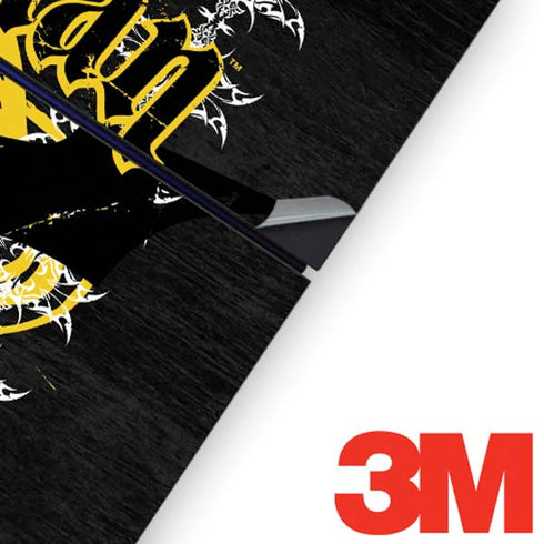 DC Comics Batman Dark Knight Logo Yellow & Black PS4 Console Skin