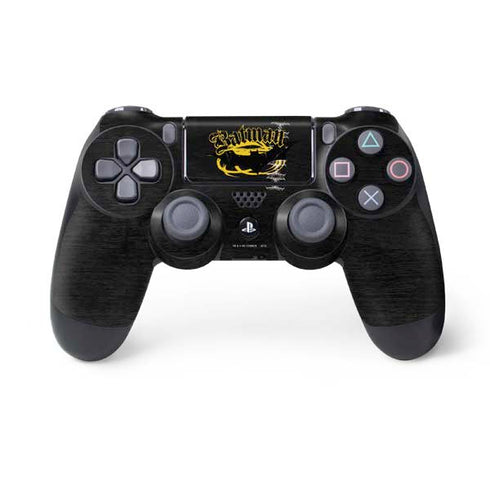 DC Comics Batman Dark Knight Logo Yellow & Black PS4 Controller Skin