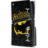 DC Comics Batman Dark Knight Logo Yellow & Black PS5 Pro Disk Console Skin