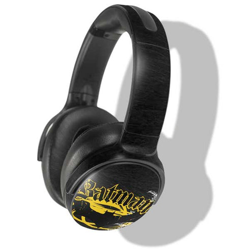 DC Comics Batman Dark Knight Logo Yellow & Black Skullcandy Venue Skin