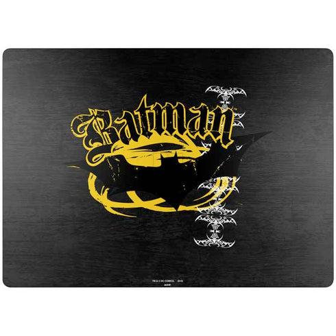 DC Comics Batman Dark Knight Logo Yellow & Black Surface Laptop 7 15in Skin